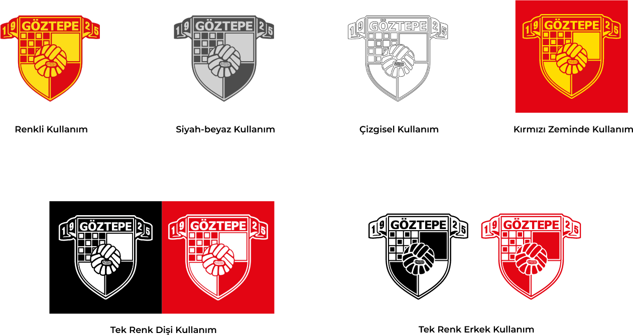 Göztepe Spor Kulübü Logo Uygulamaları