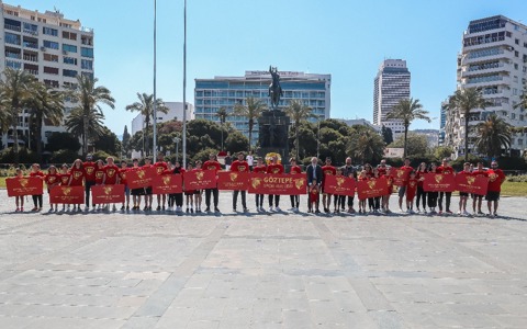 Kuruluşumuzun 97. Yılında Atatürk Anıtı'na Çelenk Bıraktık