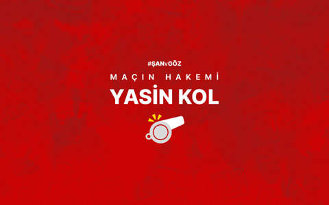 Astor Enerji Şanlıurfaspor Maçını Yasin Kol Yönetecek