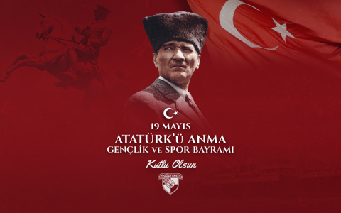 19 Mayıs Atatürk’ü Anma, Gençlik ve Spor Bayramımız Kutlu Olsun