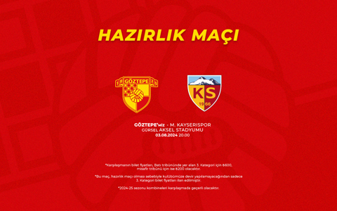 Hazırlık Maçı | Göztepe'miz - M. Kayserispor