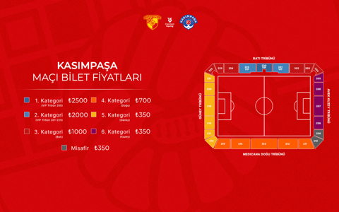 Kasımpaşa Maçının Biletleri Satışa Çıkıyor