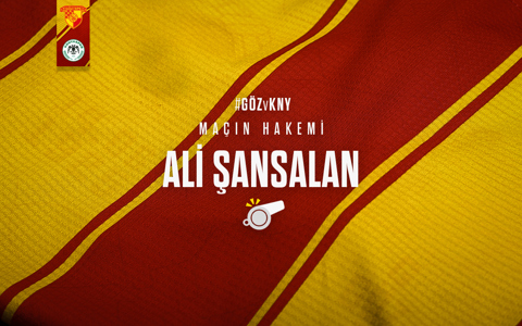 T. KONYASPOR MAÇINI ALİ ŞANSALAN YÖNETECEK