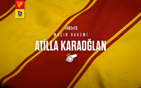 TRABZONSPOR MAÇINI ATİLLA KARAOĞLAN YÖNETECEK