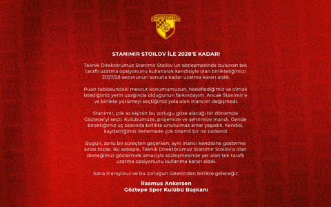 STANIMIR STOILOV İLE 2028’E KADAR!