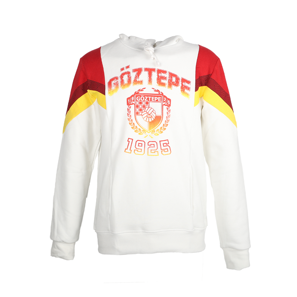 Göztepe Kol Desen Ekru Sweat